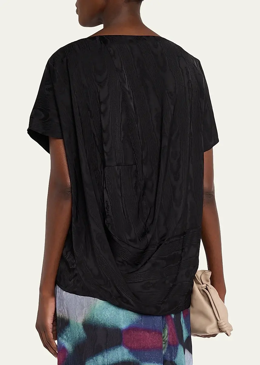 Dries Van Noten Women's Caressa Draped Top | Thumbnail 3 Dries Van Noten Women's Caressa Draped Top | Thumbnail 3