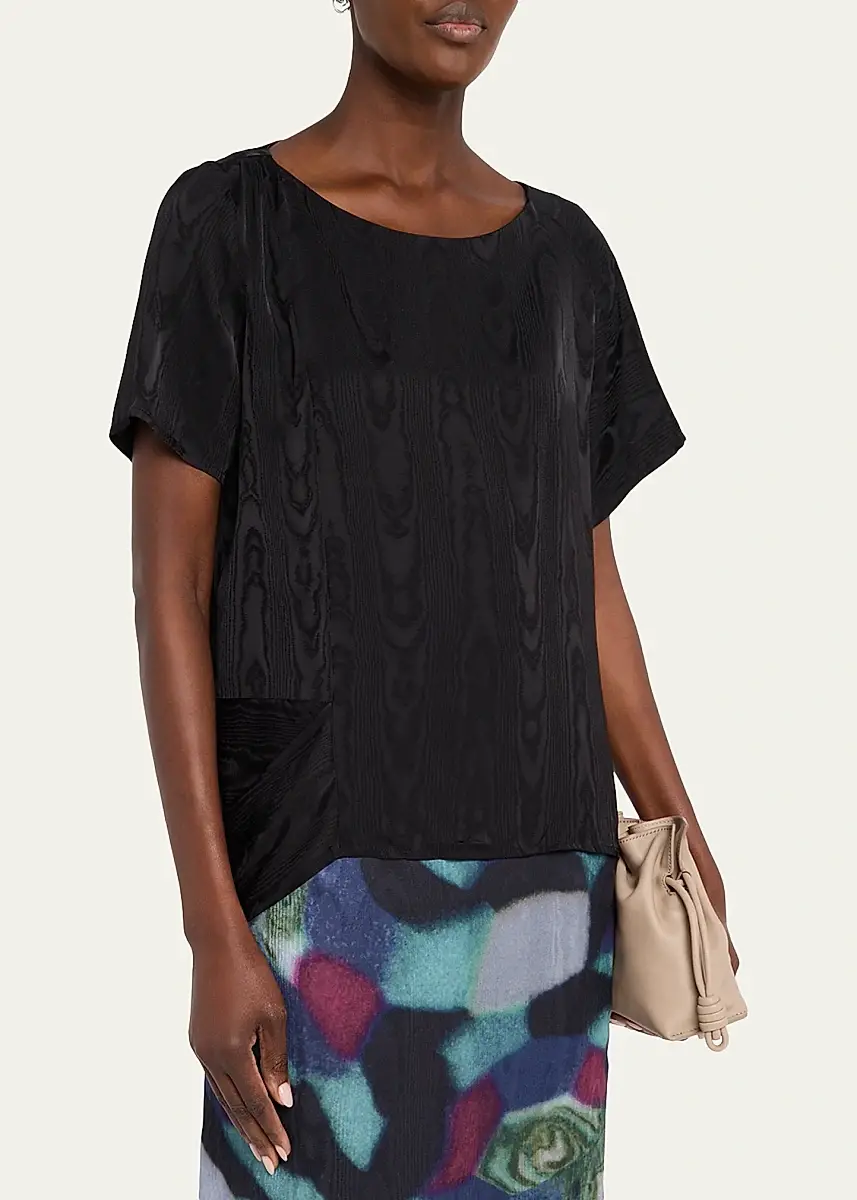 Dries Van Noten Women's Caressa Draped Top | Thumbnail 4 Dries Van Noten Women's Caressa Draped Top | Thumbnail 4