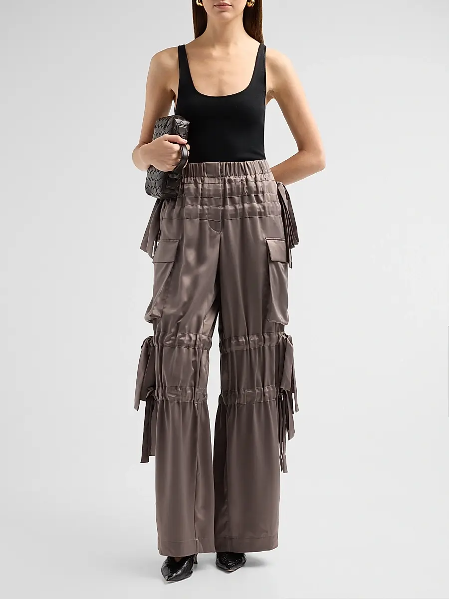 Aknvas Women's Odin Satin Trousers | Thumbnail 2 Aknvas Women's Odin Satin Trousers | Thumbnail 2