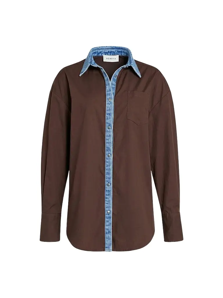 SEROYA Women's Gill Stretch-Cotton Shirt