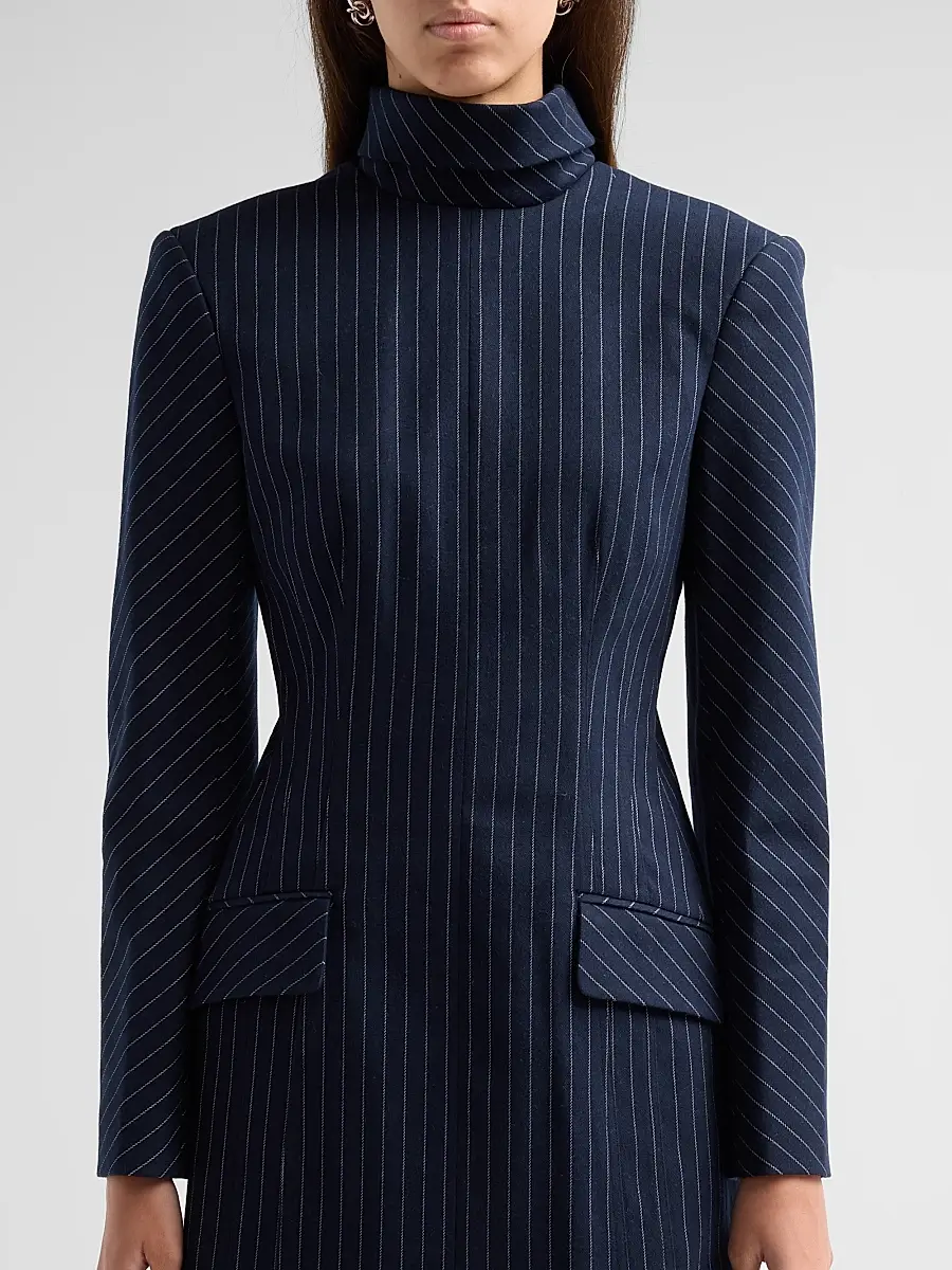 Aknvas Women's Toni Pinstripe Mini Dress | Thumbnail 5 Aknvas Women's Toni Pinstripe Mini Dress | Thumbnail 5