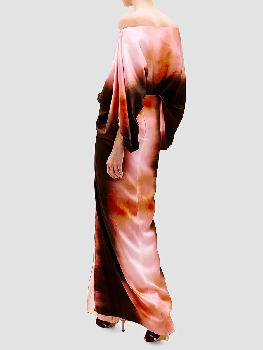 Silvia Tcherassi Women's Bellagio Printed Stretch-Silk Blouse | Thumbnail 3