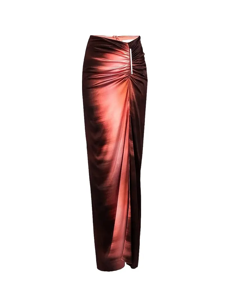 Women's Keiry Gradient Stretch-Silk Maxi Skirt Women's Keiry Gradient Stretch-Silk Maxi Skirt