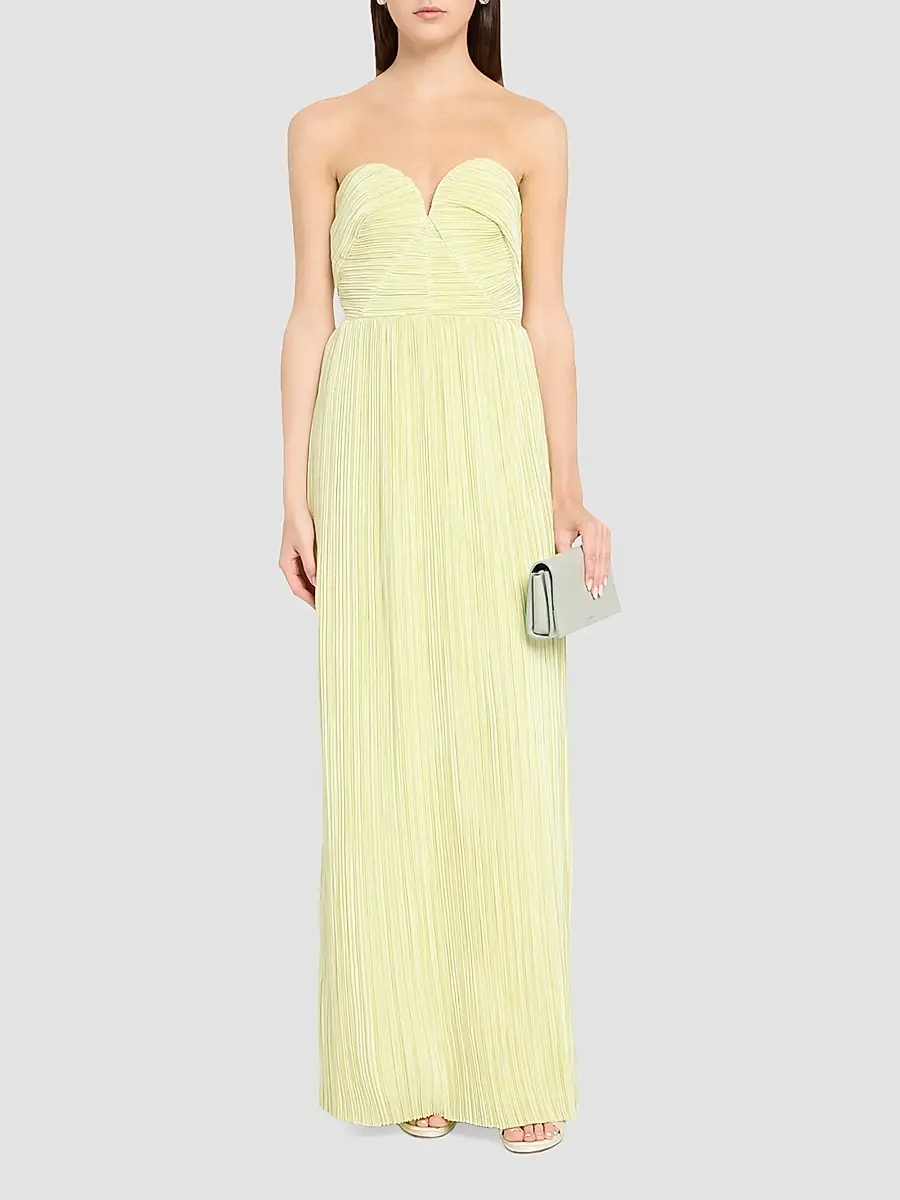 As It May Women's Liora Pleated Strapless Gown | Thumbnail 2 As It May Women's Liora Pleated Strapless Gown | Thumbnail 2
