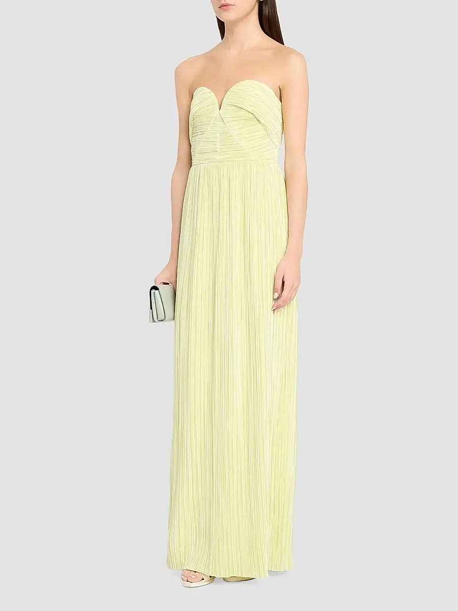 As It May Women's Liora Pleated Strapless Gown | Thumbnail 4 As It May Women's Liora Pleated Strapless Gown | Thumbnail 4