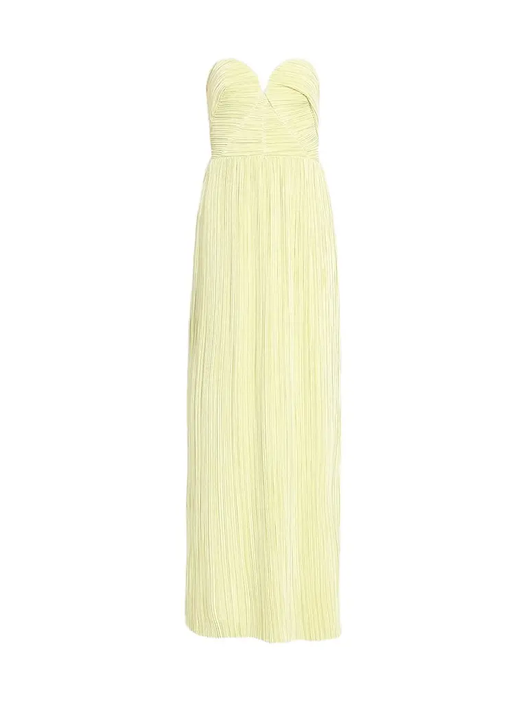 As It May Women's Liora Pleated Strapless Gown