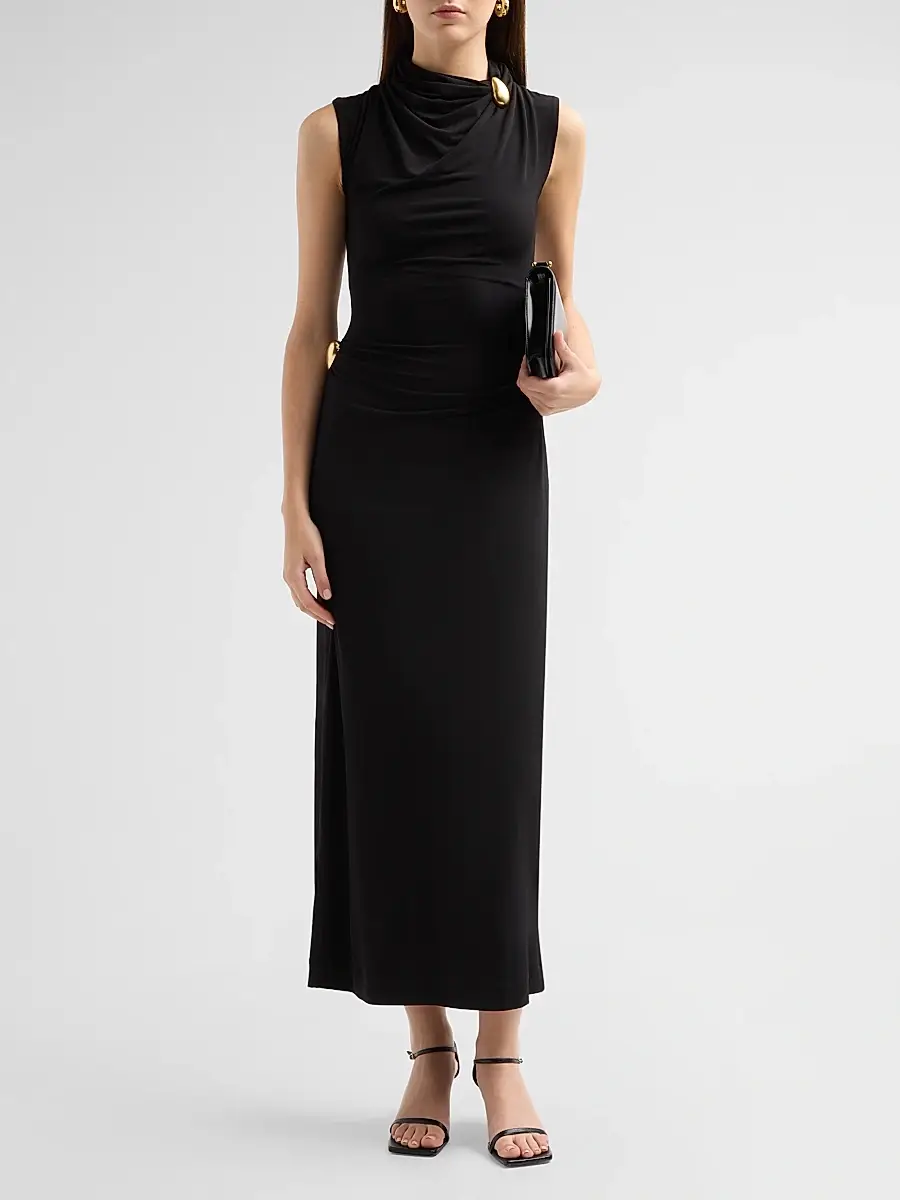Altuzarra Women's Betsy Draped Midi Dress | Thumbnail 2 Altuzarra Women's Betsy Draped Midi Dress | Thumbnail 2