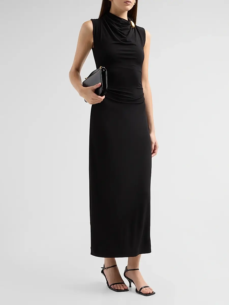 Altuzarra Women's Betsy Draped Midi Dress | Thumbnail 4 Altuzarra Women's Betsy Draped Midi Dress | Thumbnail 4