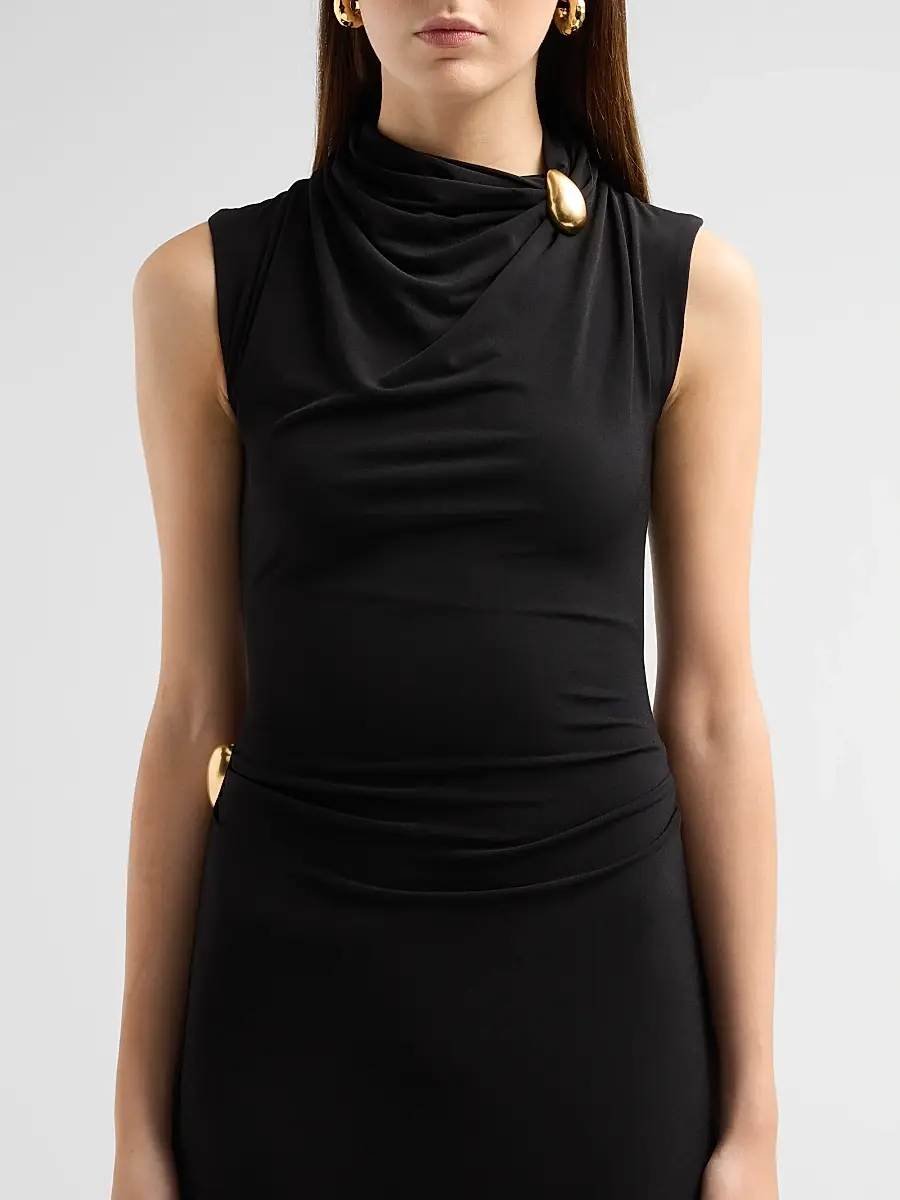 Altuzarra Women's Betsy Draped Midi Dress | Thumbnail 5 Altuzarra Women's Betsy Draped Midi Dress | Thumbnail 5