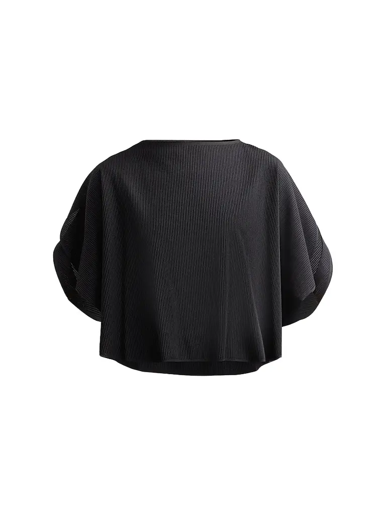 Pleats Please Issey Miyake Women's A-Poc Pleated Draped Top | Image 1 Pleats Please Issey Miyake Women's A-Poc Pleated Draped Top | Image 1