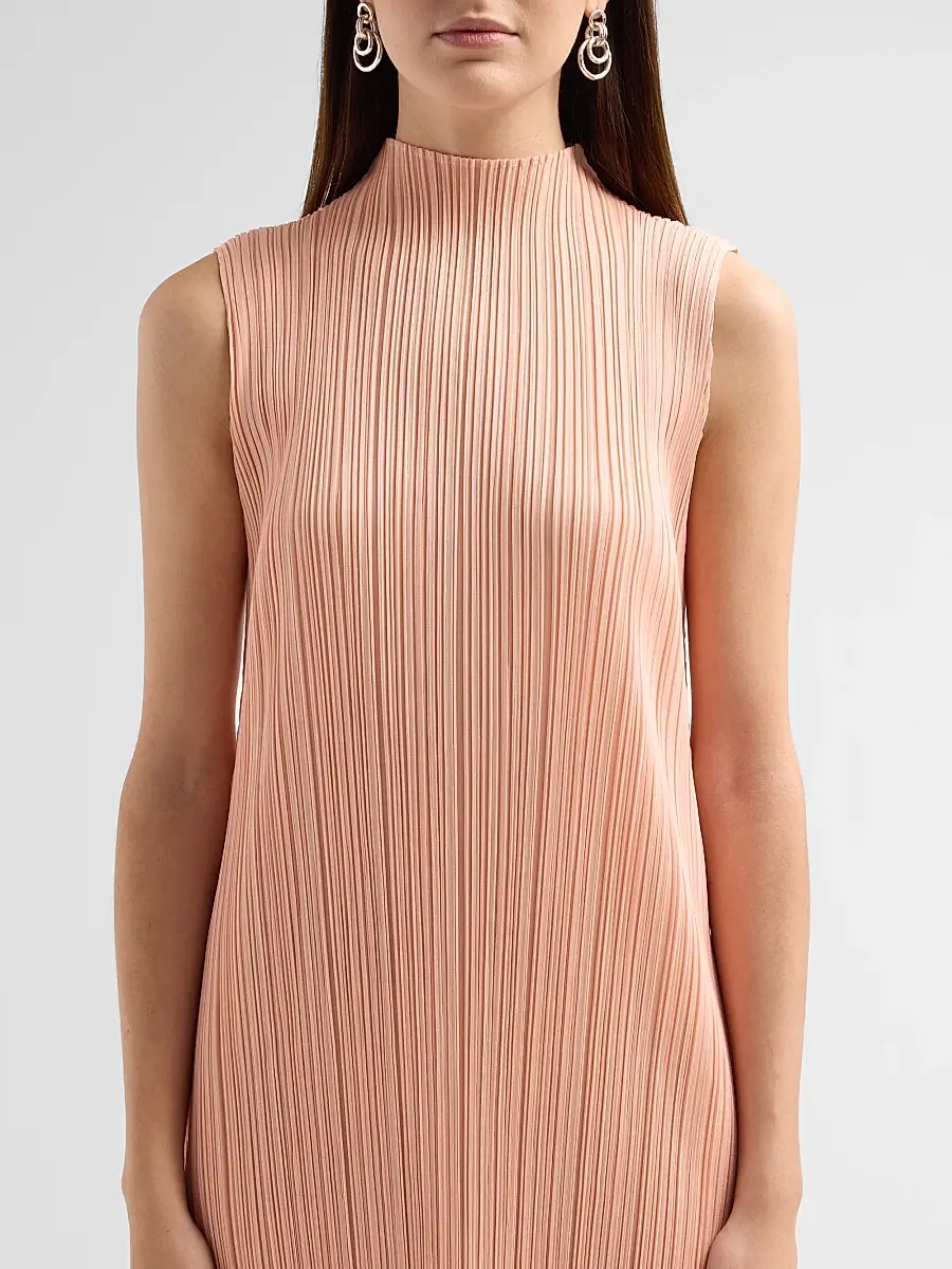 Pleats Please Issey Miyake Women's Ribbed Midi Dress | Thumbnail 5