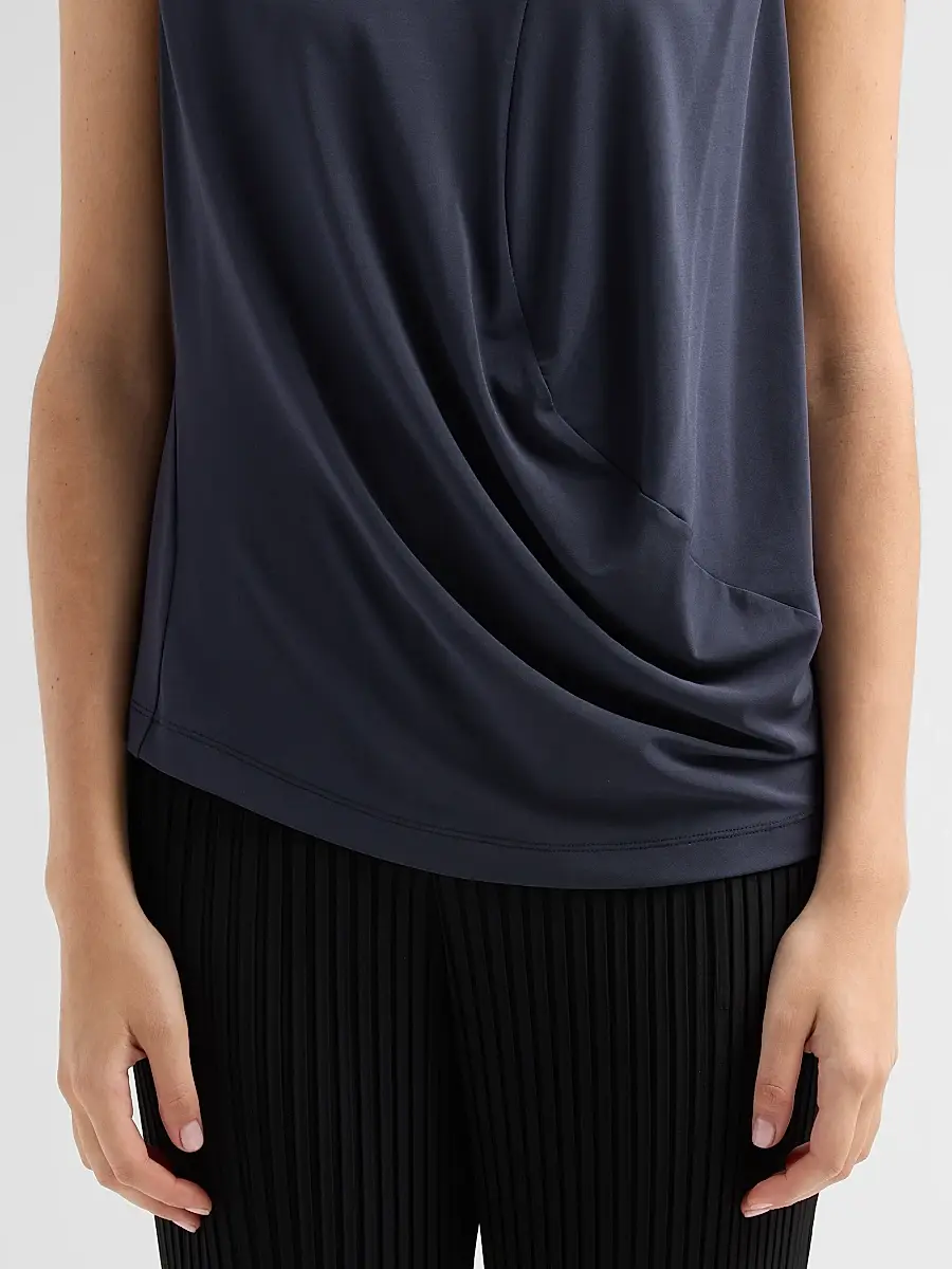 Issey Miyake Women's Jersey Draped Top | Thumbnail 5 Issey Miyake Women's Jersey Draped Top | Thumbnail 5