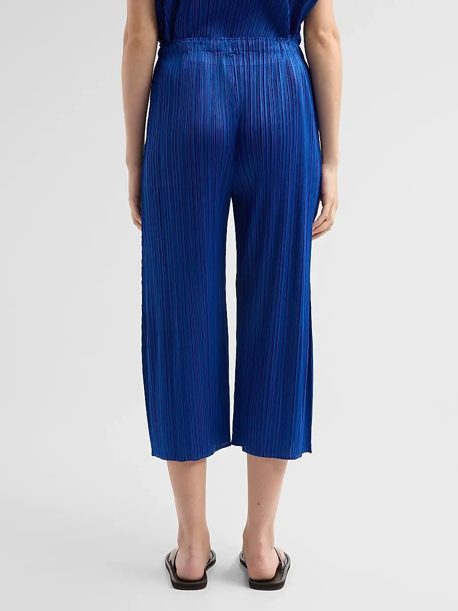 Pleats Please Issey Miyake Women's July Pleated Crop Pants | Thumbnail 3 Pleats Please Issey Miyake Women's July Pleated Crop Pants | Thumbnail 3