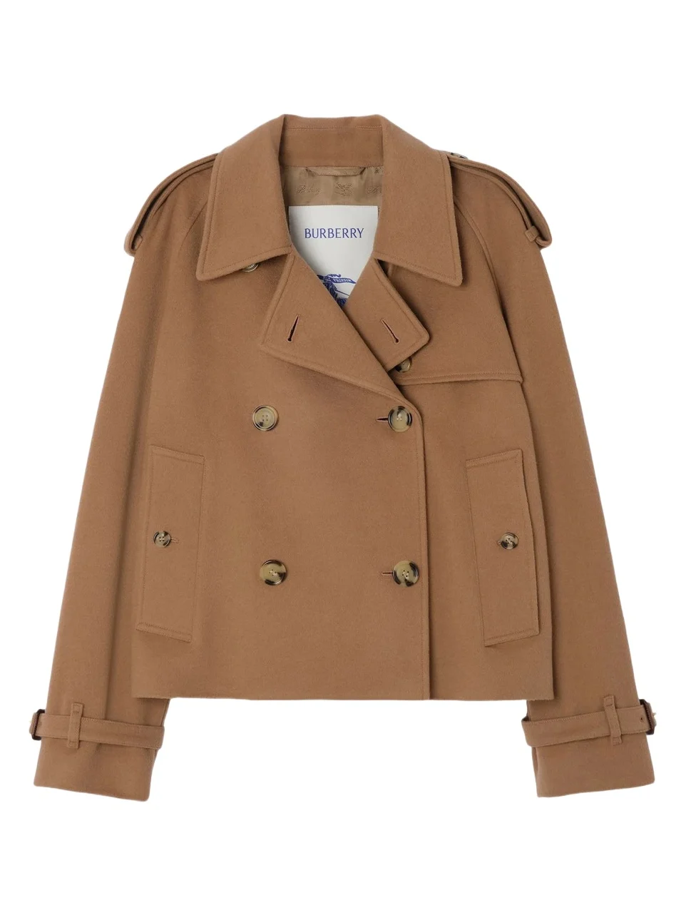 Women's Mayfair Cashmere Crop Trench Jacket Women's Mayfair Cashmere Crop Trench Jacket