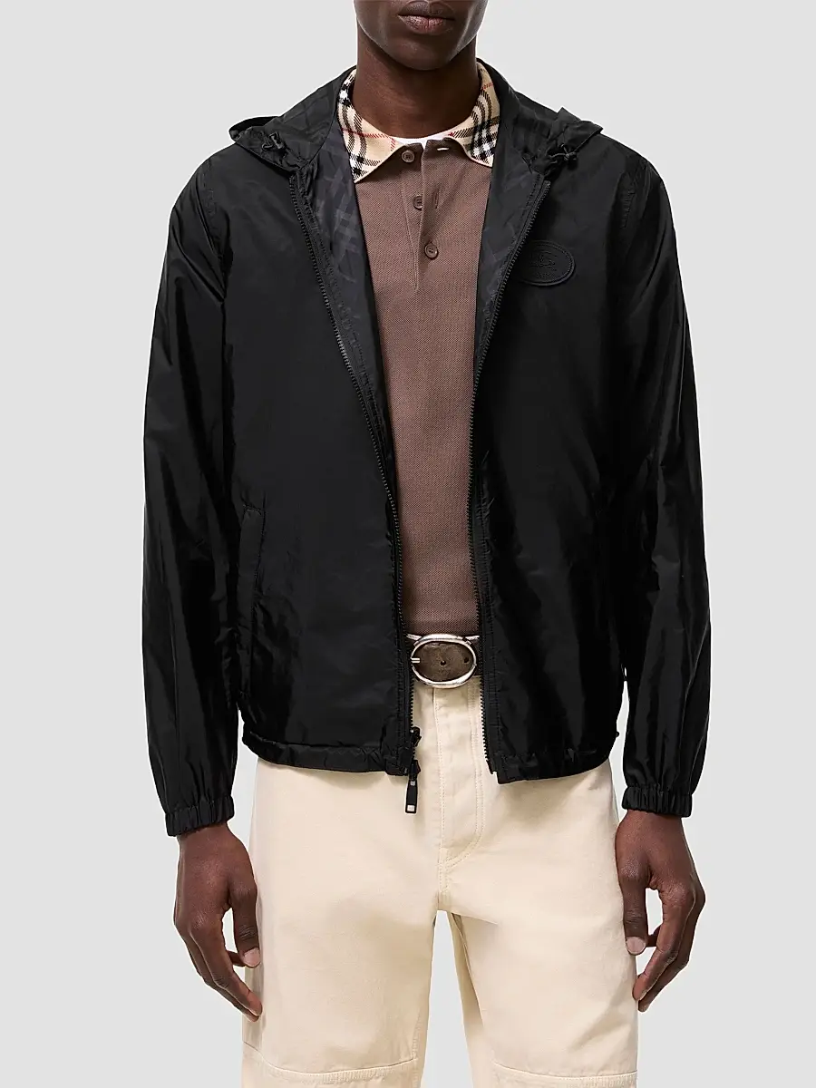 Burberry Men's Newport Check Windbreaker Jacket | Thumbnail 2 Burberry Men's Newport Check Windbreaker Jacket | Thumbnail 2