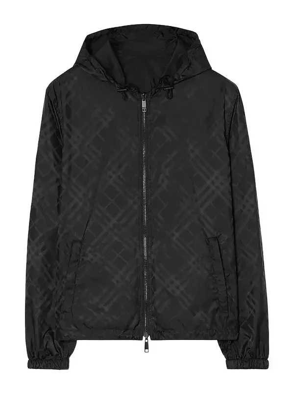 Burberry Men's Newport Check Windbreaker Jacket | Thumbnail 1 Burberry Men's Newport Check Windbreaker Jacket | Thumbnail 1
