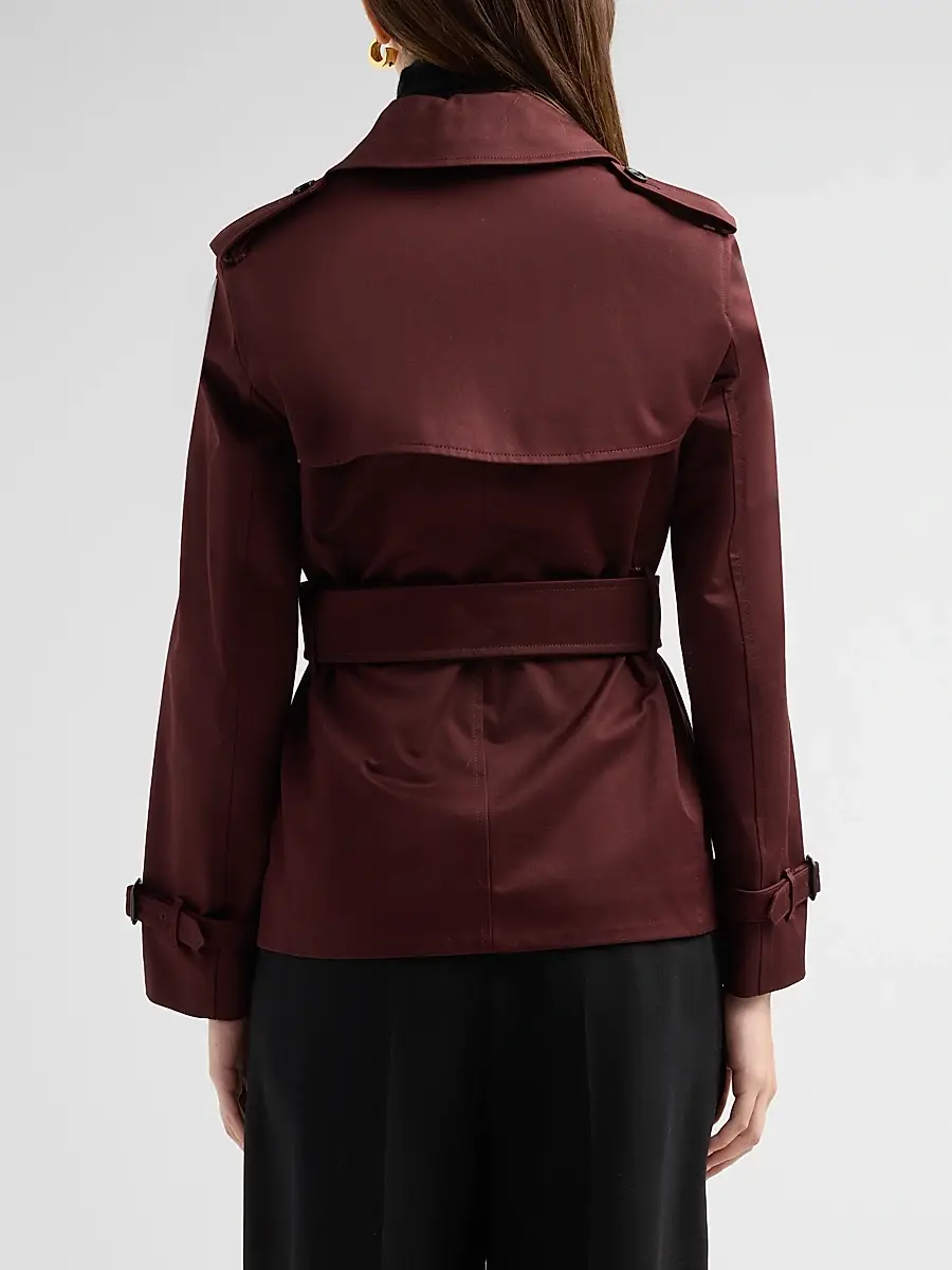 Burberry Women's Lakefield Garbadine Trench Jacket | Thumbnail 3