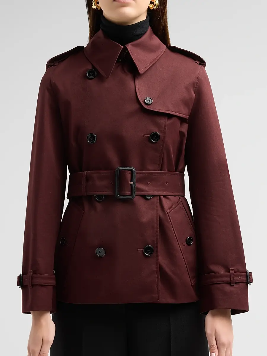 Burberry Women's Lakefield Garbadine Trench Jacket | Thumbnail 5