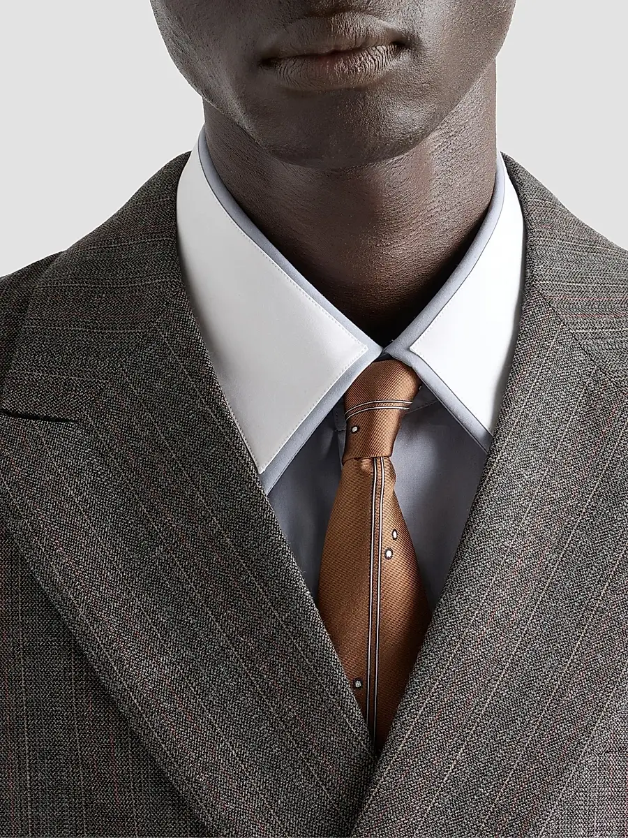 Prada Men's Double-Breasted Wool Suit | Thumbnail 3 Prada Men's Double-Breasted Wool Suit | Thumbnail 3
