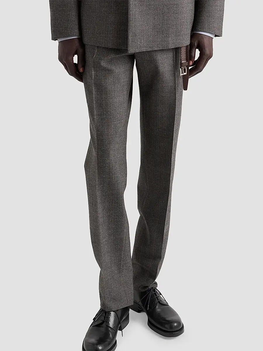 Prada Men's Double-Breasted Wool Suit | Thumbnail 6 Prada Men's Double-Breasted Wool Suit | Thumbnail 6