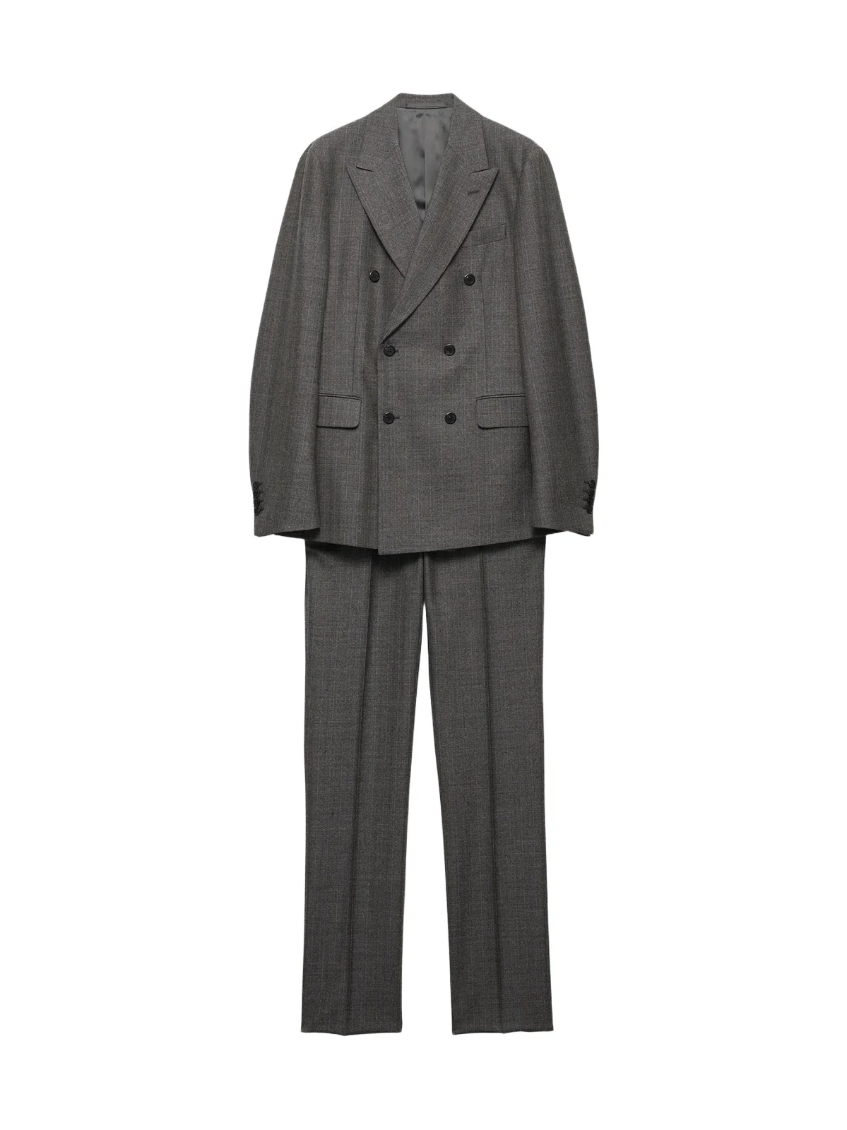 Men's Double-Breasted Wool Suit Men's Double-Breasted Wool Suit