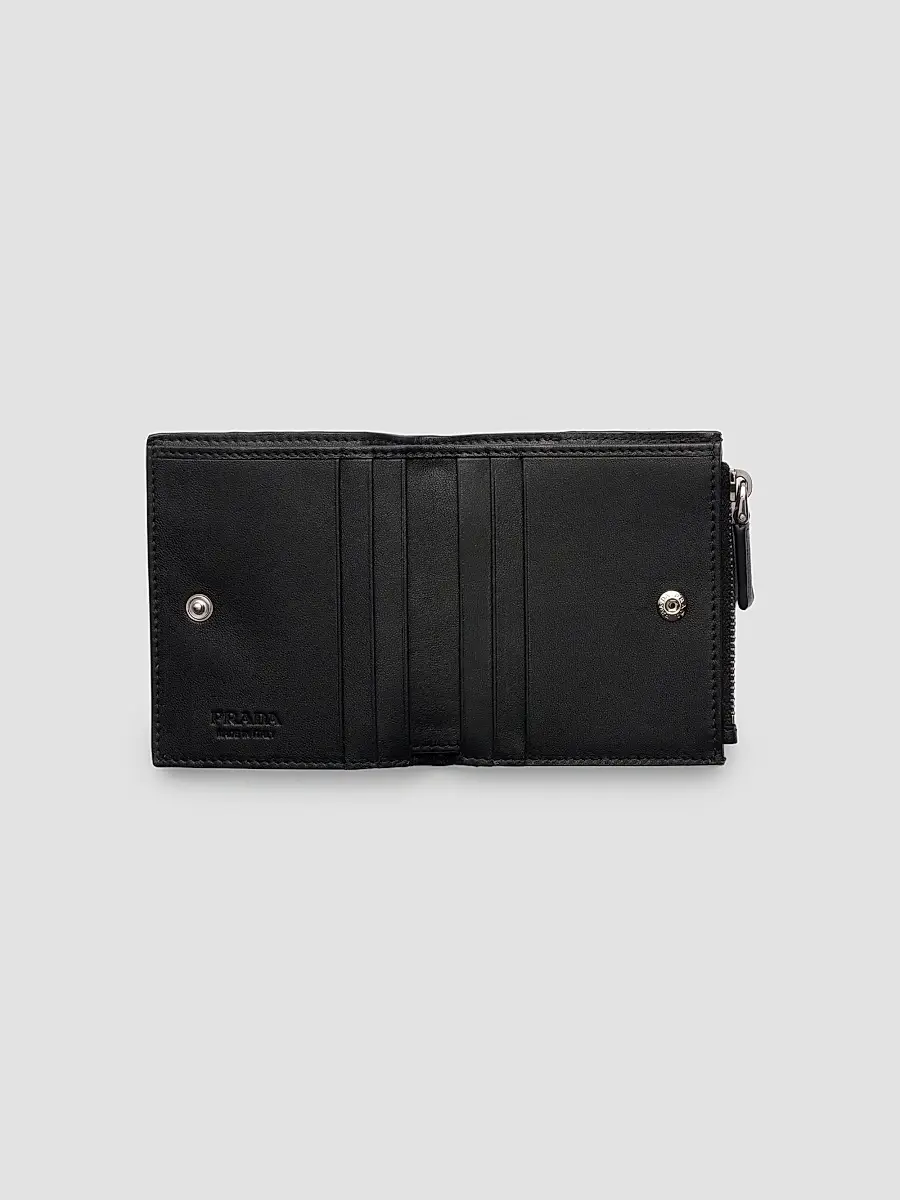 Prada Men's Small Leather Wallet | Thumbnail 2 Prada Men's Small Leather Wallet | Thumbnail 2