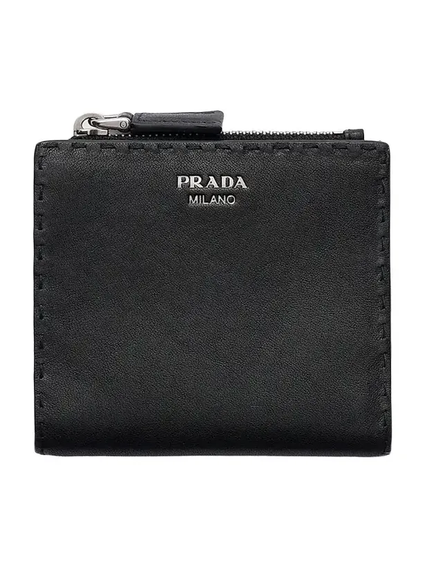 Prada Men's Small Leather Wallet | Thumbnail 1 Prada Men's Small Leather Wallet | Thumbnail 1