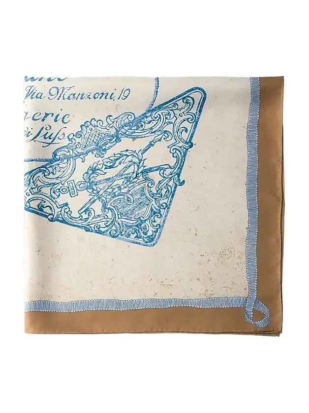 Women's Printed Silk Twill Scarf