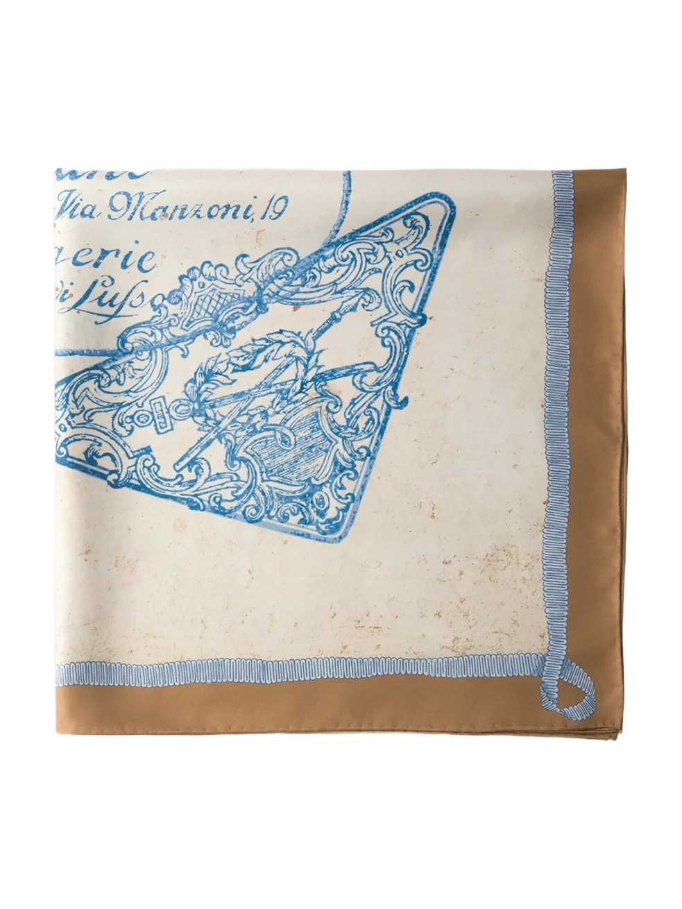 Prada Women's Printed Silk Twill Scarf