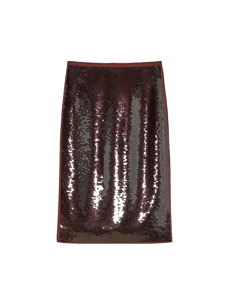 Marina Rinaldi Women's Tulle Skirt with Sequins - Brick Red - Size XXL | Image 1 Marina Rinaldi Women's Tulle Skirt with Sequins - Brick Red - Size XXL | Image 1
