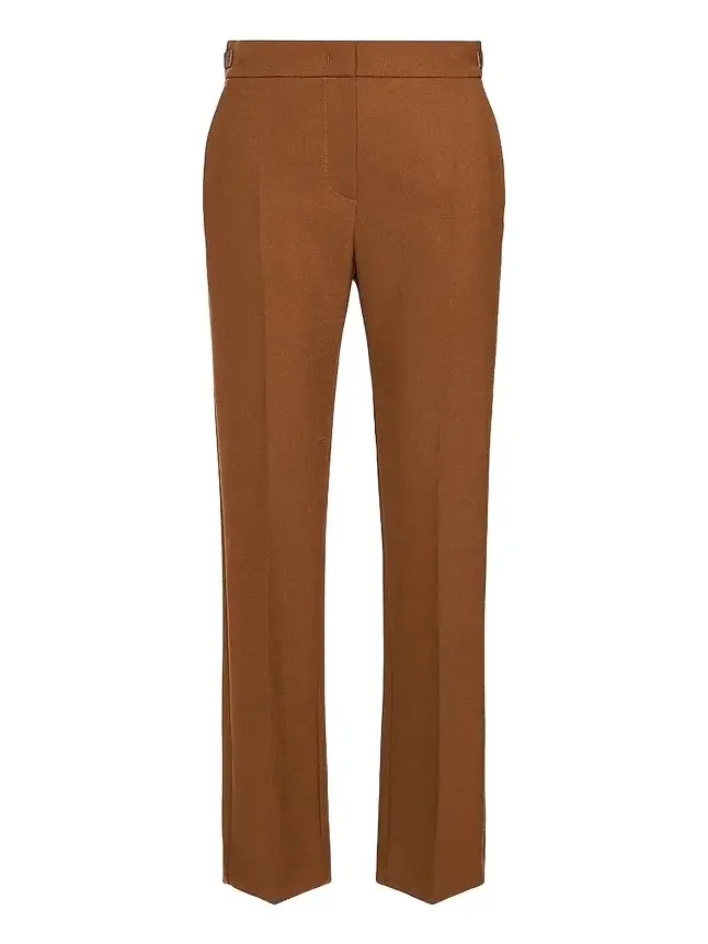 Women's Slim Double Woollen Cloth Trousers