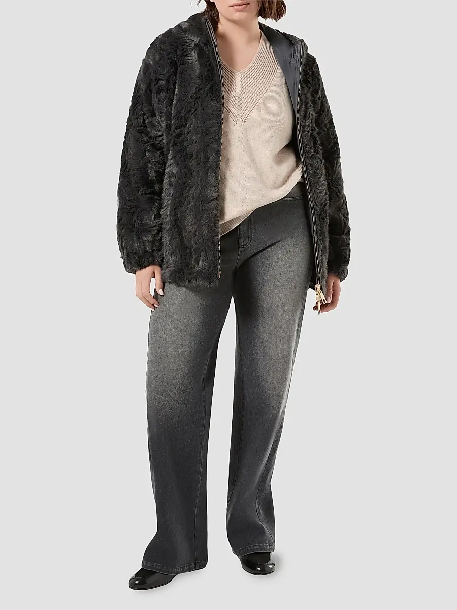 Marina Rinaldi Women's Blown Wool Blend Sweater | Thumbnail 2 Marina Rinaldi Women's Blown Wool Blend Sweater | Thumbnail 2