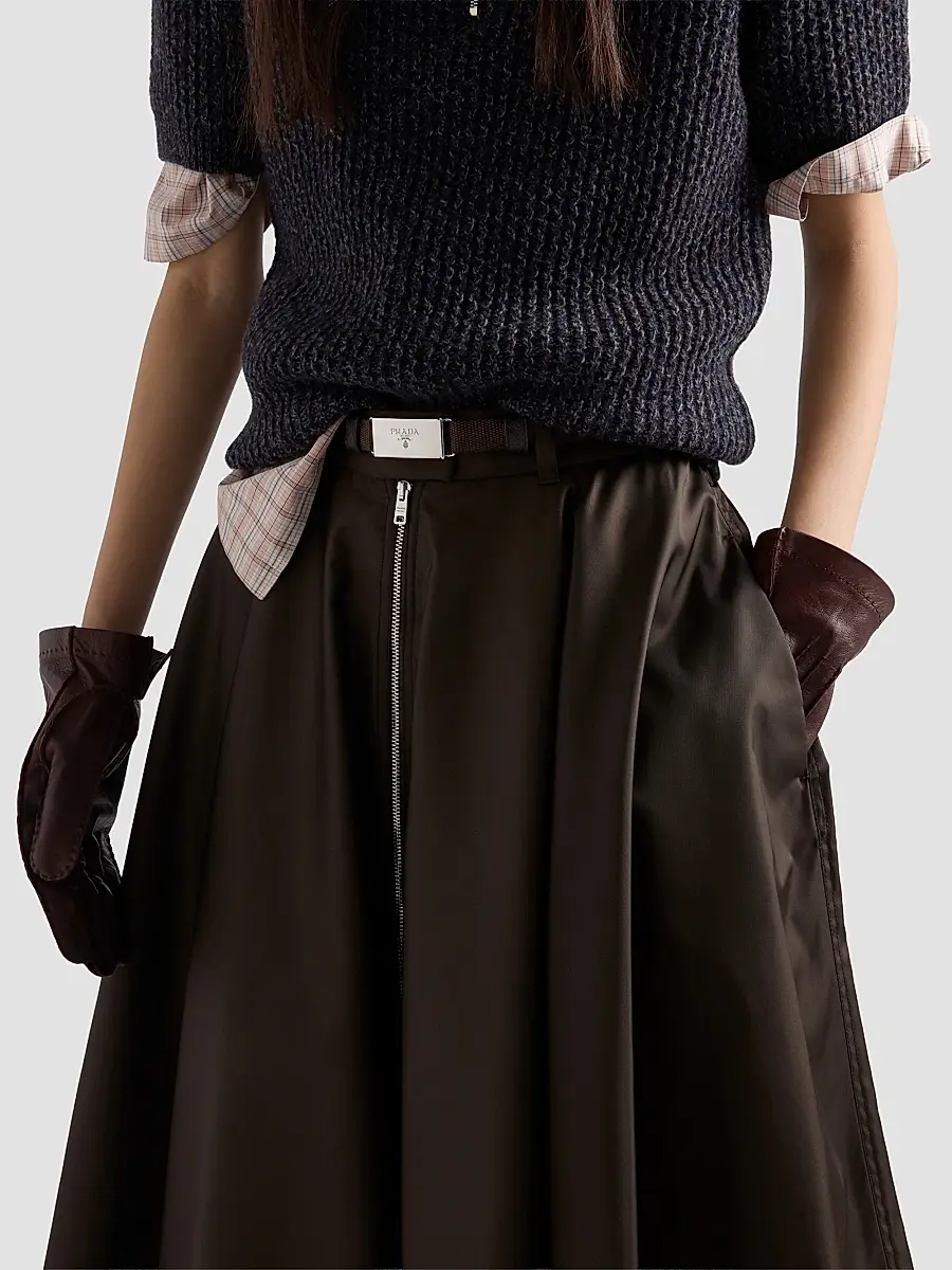 Prada Women's Nylon Skirt | Thumbnail 5 Prada Women's Nylon Skirt | Thumbnail 5