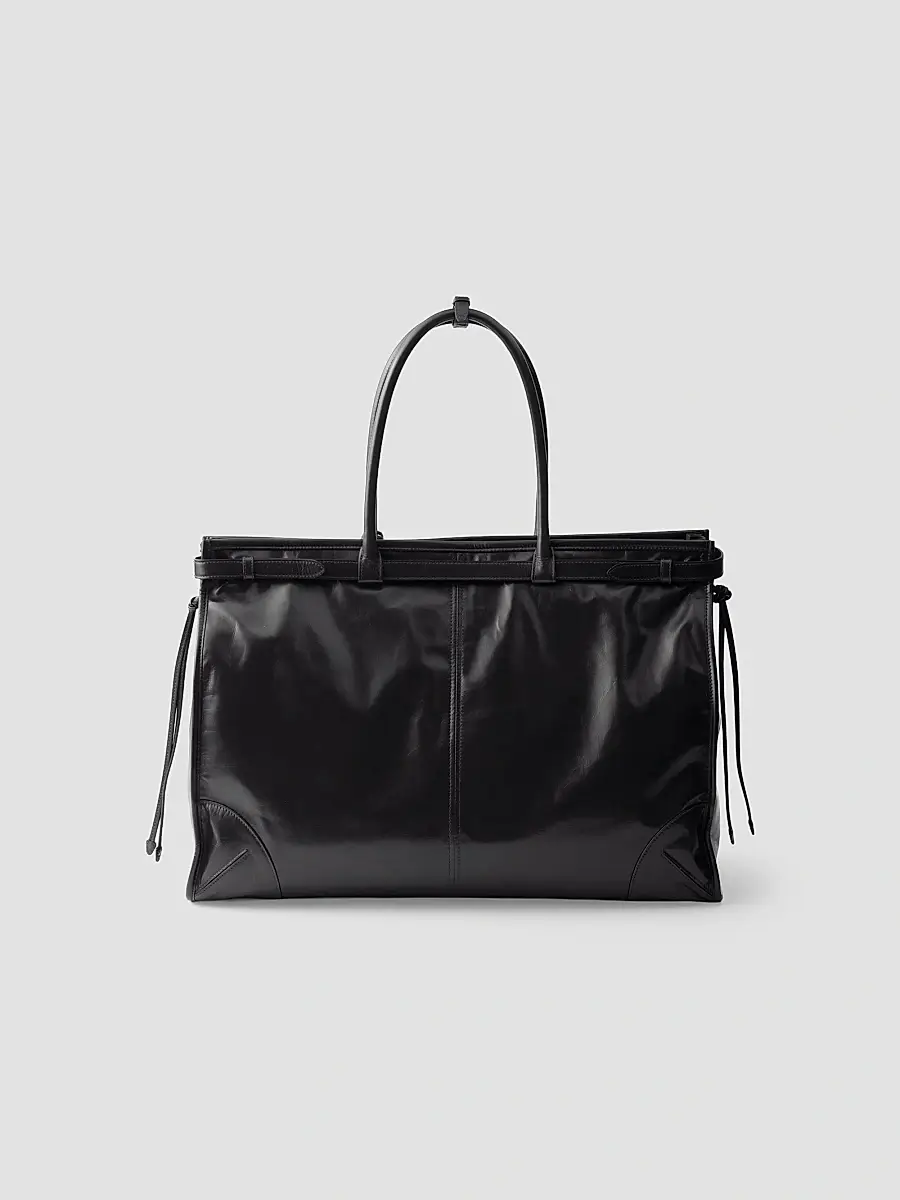 Prada Men's Bonnie Leather Tote Bag | Thumbnail 3