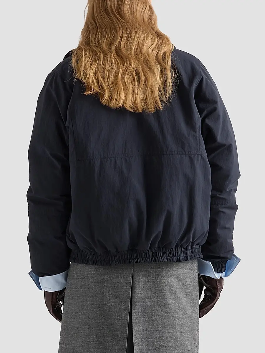 Prada Women's Reversible Re-nylon Down Jacket | Thumbnail 5 Prada Women's Reversible Re-nylon Down Jacket | Thumbnail 5