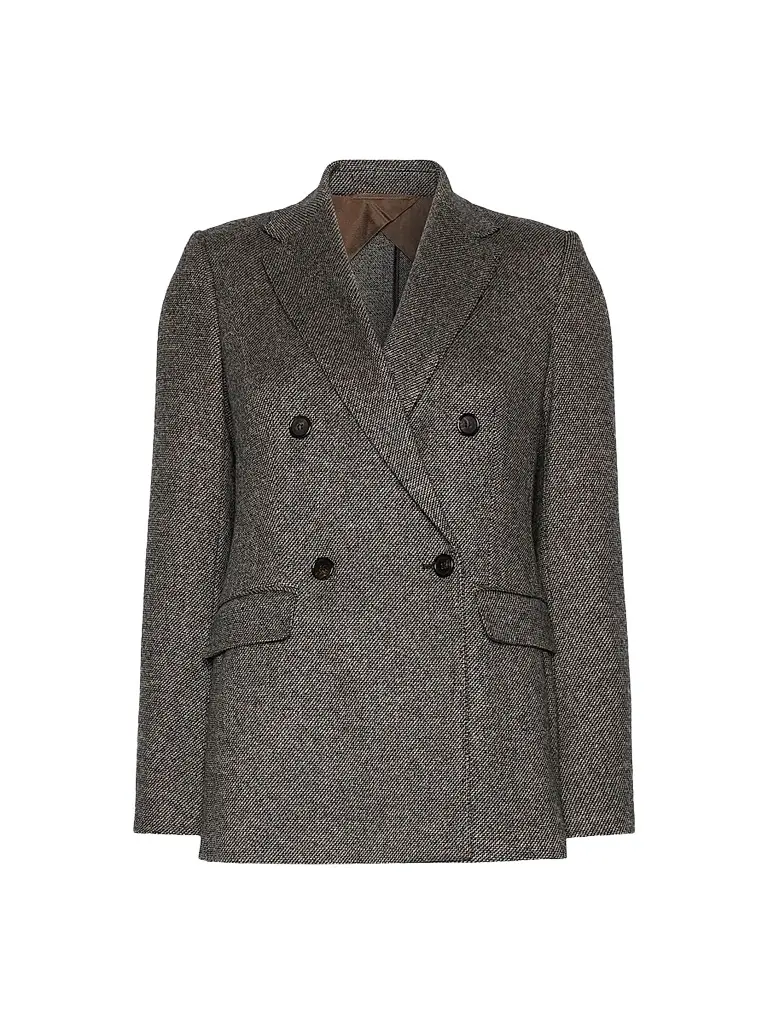 Max Mara Women's Double Breasted Jacquard Jersey Blazer - Camel - Size 16 | Image 1 Max Mara Women's Double Breasted Jacquard Jersey Blazer - Camel - Size 16 | Image 1