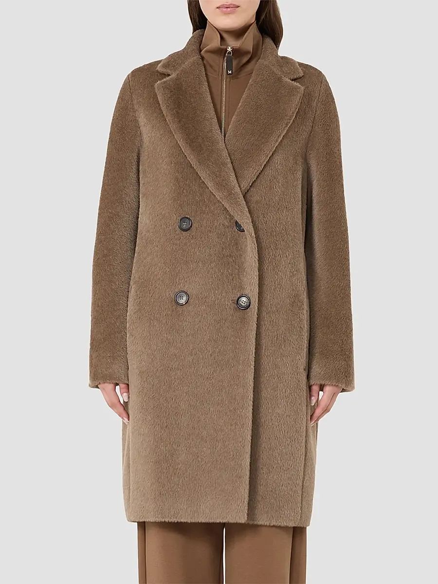 Max Mara Women's Alpaca and Wool Midi Coat | Thumbnail 3 Max Mara Women's Alpaca and Wool Midi Coat | Thumbnail 3