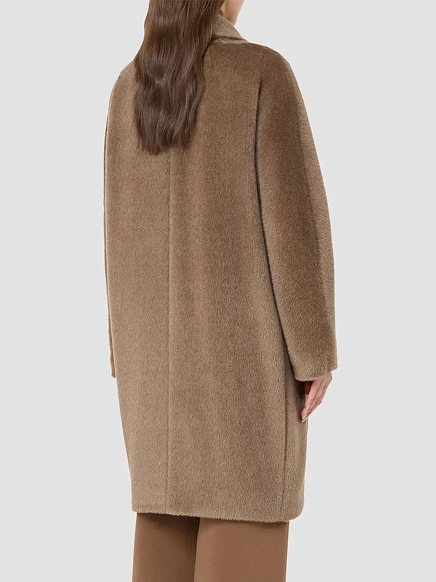 Max Mara Women's Alpaca and Wool Midi Coat | Thumbnail 4 Max Mara Women's Alpaca and Wool Midi Coat | Thumbnail 4
