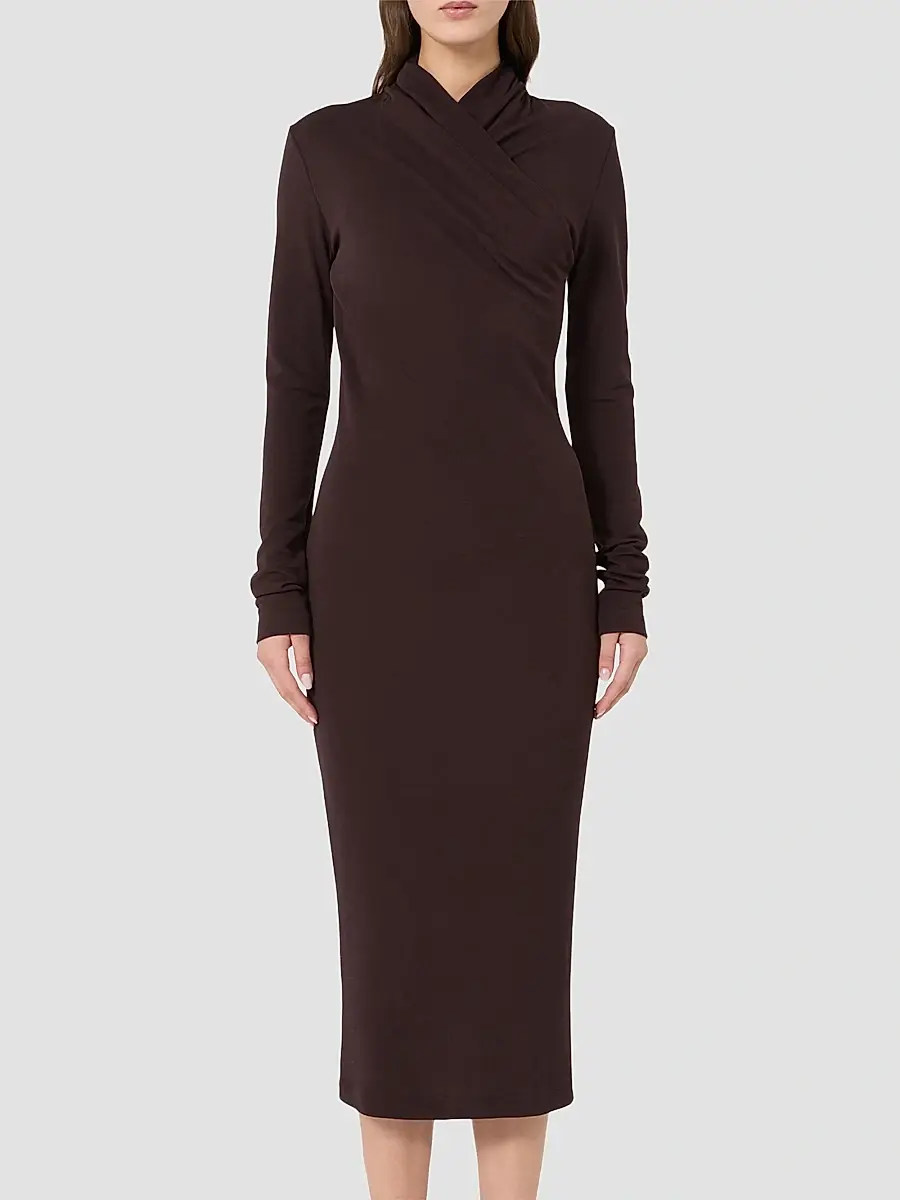 Max Mara Women's Slim Fluid Jersey Dress | Thumbnail 3 Max Mara Women's Slim Fluid Jersey Dress | Thumbnail 3