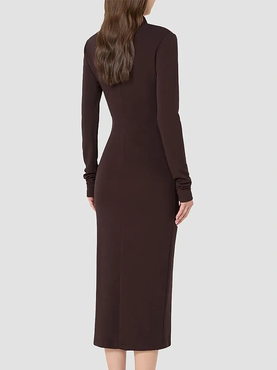 Max Mara Women's Slim Fluid Jersey Dress | Thumbnail 4 Max Mara Women's Slim Fluid Jersey Dress | Thumbnail 4