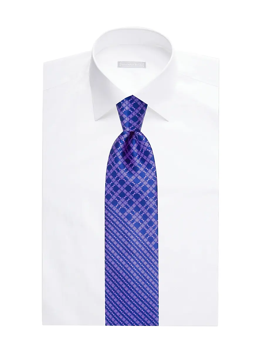 Stefano Ricci Men's Luxury Woven Silk Tie | Thumbnail 2 Stefano Ricci Men's Luxury Woven Silk Tie | Thumbnail 2