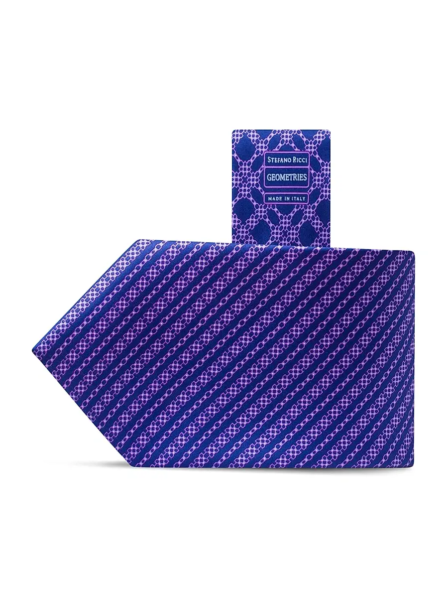 Stefano Ricci Men's Luxury Woven Silk Tie | Thumbnail 4 Stefano Ricci Men's Luxury Woven Silk Tie | Thumbnail 4