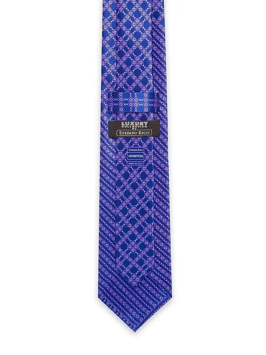 Stefano Ricci Men's Luxury Woven Silk Tie | Thumbnail 6 Stefano Ricci Men's Luxury Woven Silk Tie | Thumbnail 6
