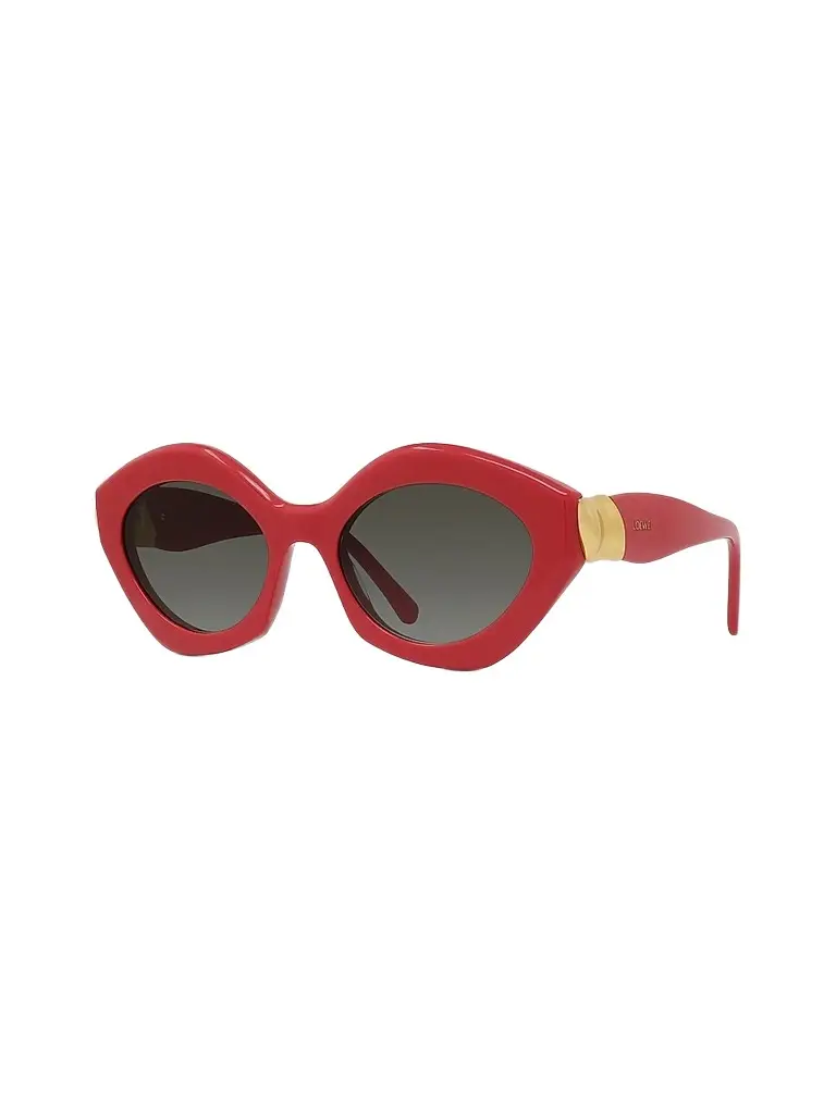 Loewe Women's Coil 53MM Geometric Cat-Eye Sunglasses - Red | Image 1 Loewe Women's Coil 53MM Geometric Cat-Eye Sunglasses - Red | Image 1