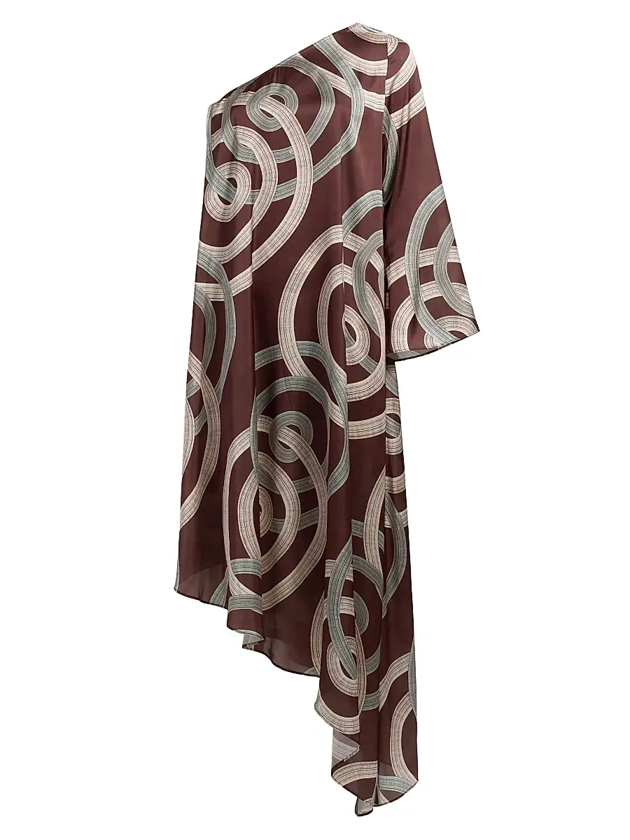 Misa Los Angeles Women's Victoria Asymmetric One-Shoulder Midi-Dress