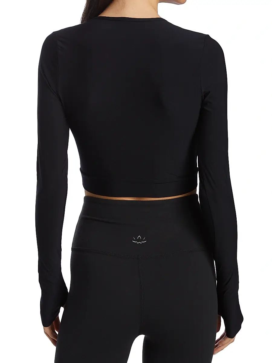 Commando Women's Wrap Long Sleeve Cropped Top | Thumbnail 5 Commando Women's Wrap Long Sleeve Cropped Top | Thumbnail 5