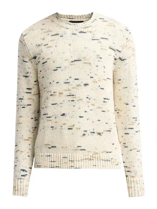 Men's Super Space-Dye Merino Wool Crewneck Sweater