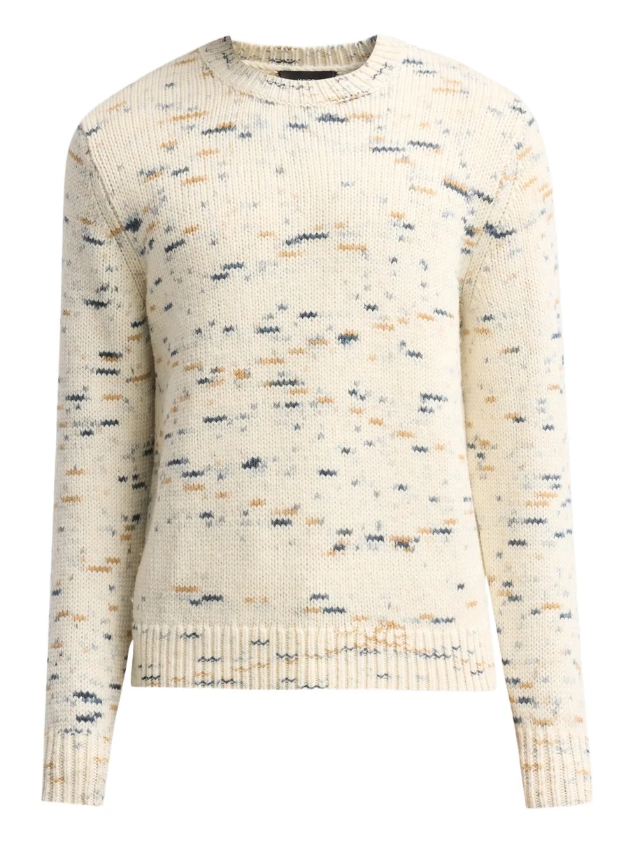 Vince Men's Super Space-Dye Merino Wool Crewneck Sweater