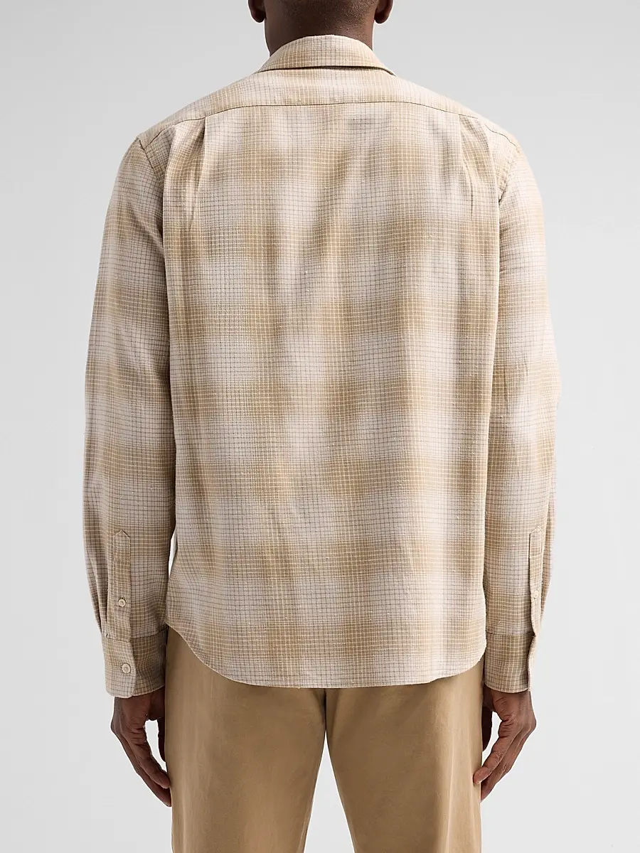 Vince Men's Ballow Plaid Cotton Shirt | Thumbnail 3