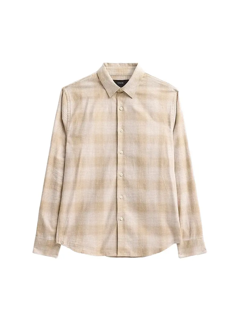 Vince Men's Ballow Plaid Cotton Shirt